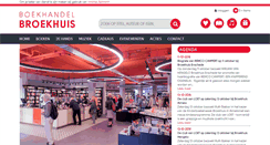 Desktop Screenshot of boekhandelbroekhuis.nl
